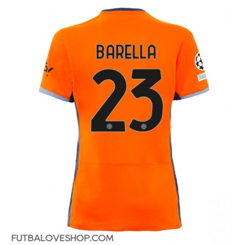 Dres Inter Milan Nicolo Barella #23 Tretina pre Ženy 2023-24 Krátky Rukáv